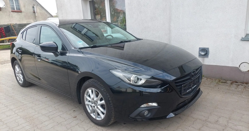 Mazda 3 cena 41999 przebieg: 133000, rok produkcji 2014 z Tuchola małe 352